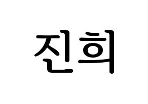 KPOP FIESTAR(피에스타、ピエスタ) 재이 (ジェイ) プリント用応援ボード型紙、うちわ型紙　韓国語/ハングル文字型紙 通常