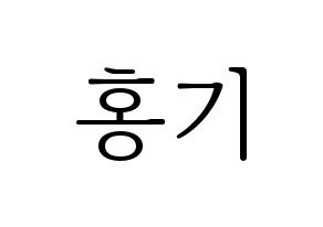 KPOP FTISLAND(FT아일랜드、エフティー・アイランド) 이홍기 (イ・ホンギ) 応援ボード・うちわ　韓国語/ハングル文字型紙 通常