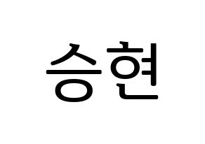 KPOP FTISLAND(FT아일랜드、エフティー・アイランド) 송승현 (ソン・スンヒョン) プリント用応援ボード型紙、うちわ型紙　韓国語/ハングル文字型紙 通常