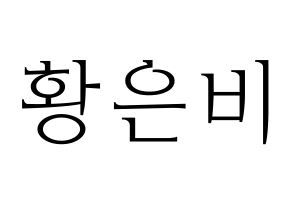 KPOP GFRIEND(여자친구、ジーフレンド) 신비 (シンビ) 応援ボード・うちわ　韓国語/ハングル文字型紙 通常