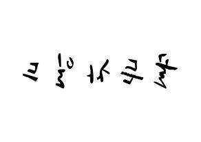 KPOP歌手 Golden Child(골든차일드、ゴールデン・チャイルド) 応援ボード型紙、うちわ型紙　韓国語/ハングル文字 左右反転