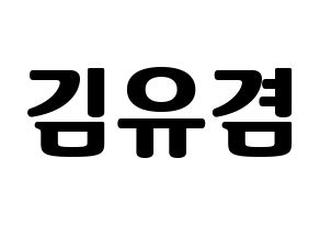 KPOP GOT7(갓세븐、ガットセブン) 유겸  (ユギョム) コンサート用　応援ボード・うちわ　韓国語/ハングル文字型紙 通常