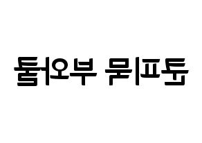 KPOP GOT7(갓세븐、ガットセブン) 뱀뱀 (ベンベン) k-pop アイドル名前 ファンサボード 型紙 左右反転