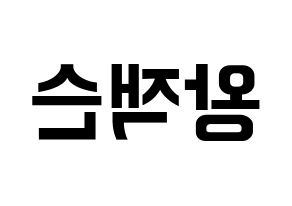 KPOP GOT7(갓세븐、ガットセブン) 잭슨 (ジャクソン) k-pop アイドル名前 ファンサボード 型紙 左右反転