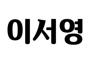KPOP GWSN(공원소녀、公園少女) 앤 (エン) コンサート用　応援ボード・うちわ　韓国語/ハングル文字型紙 通常