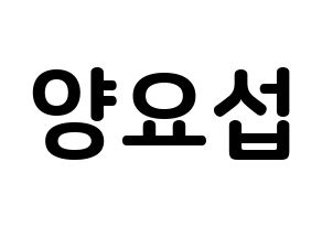 KPOP Highlight(하이라이트、ハイライト) 양요섭 (ヤン・ヨソプ, ヤン・ヨソプ) k-pop アイドル名前　ボード 言葉 通常