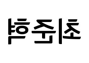 KPOP HOTSHOT(핫샷、ホットショット) 준혁 (ジュンヒョク) k-pop アイドル名前 ファンサボード 型紙 左右反転