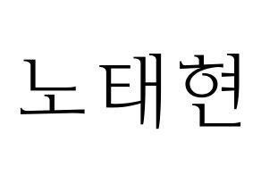 KPOP HOTSHOT(핫샷、ホットショット) 태현 (KID MONSTER) 応援ボード・うちわ　韓国語/ハングル文字型紙 通常
