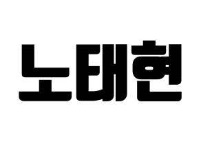 KPOP HOTSHOT(핫샷、ホットショット) 태현 (KID MONSTER) コンサート用　応援ボード・うちわ　韓国語/ハングル文字型紙 通常