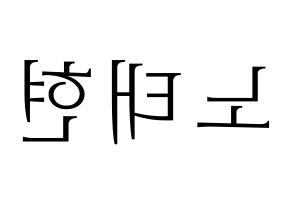 KPOP HOTSHOT(핫샷、ホットショット) 태현 (KID MONSTER) 応援ボード・うちわ　韓国語/ハングル文字型紙 左右反転