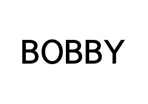 KPOP iKON(아이콘、アイコン) BOBBY (BOBBY) k-pop アイドル名前 ファンサボード 型紙 通常