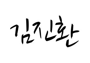 KPOP iKON(아이콘、アイコン) 김진환 (JAY) k-pop 応援ボード メッセージ 型紙 通常