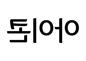 KPOP iKON(아이콘、アイコン) k-pop ファンサ ボード 型紙 左右反転