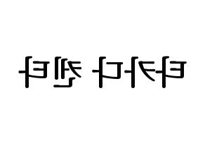 KPOP JBJ95(JBJ95、ジェイビージェークオ) 타카다 켄타 (タカダケンタ) プリント用応援ボード型紙、うちわ型紙　韓国語/ハングル文字型紙 左右反転