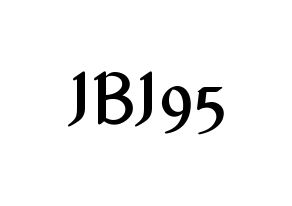 KPOP JBJ95(JBJ95、ジェイビージェークオ) 応援ボード ハングル 型紙  通常