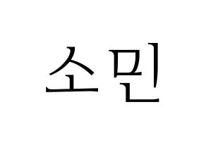 KPOP KARD(카드、カード) 전소민 (チョン・ソミン) 応援ボード・うちわ　韓国語/ハングル文字型紙 通常