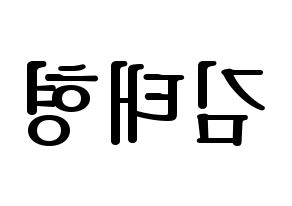KPOP KARD(카드、カード) 제이셉 (J.seph) プリント用応援ボード型紙、うちわ型紙　韓国語/ハングル文字型紙 左右反転