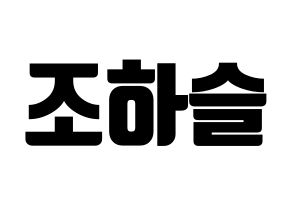 KPOP LOONA(이달의 소녀、今月の少女) 하슬 (ハスル) コンサート用　応援ボード・うちわ　韓国語/ハングル文字型紙 通常