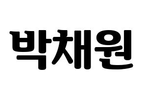 KPOP LOONA(이달의 소녀、今月の少女) 고원 (コウォン) コンサート用　応援ボード・うちわ　韓国語/ハングル文字型紙 通常
