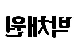 KPOP LOONA(이달의 소녀、今月の少女) 고원 (コウォン) コンサート用　応援ボード・うちわ　韓国語/ハングル文字型紙 左右反転