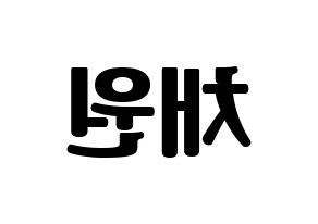 KPOP LOONA(이달의 소녀、今月の少女) 고원 (コウォン) コンサート用　応援ボード・うちわ　韓国語/ハングル文字型紙 左右反転