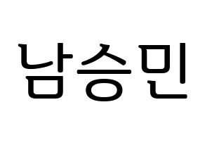 KPOP MCND(엠씨엔디、エムシーエヌディー) 빅 (ビック) プリント用応援ボード型紙、うちわ型紙　韓国語/ハングル文字型紙 通常