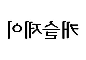 KPOP MCND(엠씨엔디、エムシーエヌディー) 캐슬제이 (キャッスルジェイ) プリント用応援ボード型紙、うちわ型紙　韓国語/ハングル文字型紙 左右反転