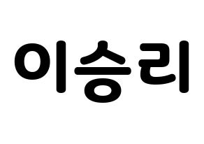 KPOP MOMOLAND(모모랜드、モモランド) 낸시 (ナンシー) 応援ボード・うちわ　韓国語/ハングル文字型紙 通常