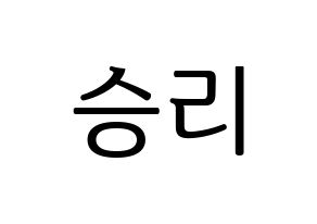 KPOP MOMOLAND(모모랜드、モモランド) 낸시 (ナンシー) プリント用応援ボード型紙、うちわ型紙　韓国語/ハングル文字型紙 通常