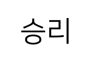 KPOP MOMOLAND(모모랜드、モモランド) 낸시 (ナンシー) プリント用応援ボード型紙、うちわ型紙　韓国語/ハングル文字型紙 通常