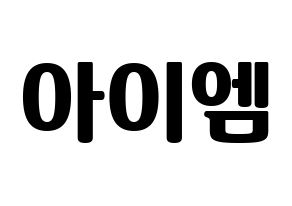KPOP MONSTA X(몬스타엑스、モンスタ・エックス) 아이엠 (アイ・エム) コンサート用　応援ボード・うちわ　韓国語/ハングル文字型紙 通常
