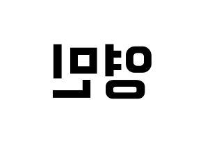 KPOP MXM(엠엑스엠、エムエックスエム) 임영민 (ヨンミン) k-pop アイドル名前 ファンサボード 型紙 左右反転