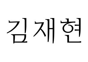KPOP N.Flying(엔플라잉、エヌフライング) 김재현 (ジェヒョン) 応援ボード・うちわ　韓国語/ハングル文字型紙 通常