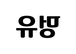 KPOP NATURE(네이처、ネイチャー) 오로라 (オーロラ) コンサート用　応援ボード・うちわ　韓国語/ハングル文字型紙 左右反転