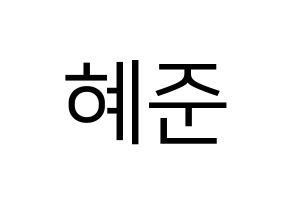 KPOP NATURE(네이처、ネイチャー) 유채 (ユチェ) プリント用応援ボード型紙、うちわ型紙　韓国語/ハングル文字型紙 通常