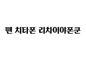 KPOP NCT(엔씨티、エヌシーティー) 텐 (テン) コンサート用　応援ボード・うちわ　韓国語/ハングル文字型紙 通常