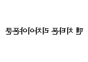 KPOP NCT(엔씨티、エヌシーティー) 텐 (テン) プリント用応援ボード型紙、うちわ型紙　韓国語/ハングル文字型紙 左右反転
