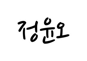 KPOP NCT(엔씨티、エヌシーティー) 재현 (ジェヒョン) 応援ボード ハングル 型紙  通常