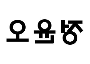 KPOP NCT(엔씨티、エヌシーティー) 재현 (チョン・ユノ(ユンオ), ジェヒョン) 応援ボード、うちわ無料型紙、応援グッズ 左右反転