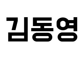 KPOP NCT(엔씨티、エヌシーティー) 도영 (ドヨン) 名前 応援ボード 作り方 通常