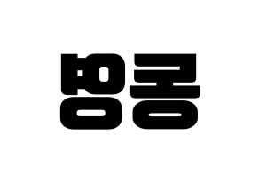 KPOP NCT(엔씨티、エヌシーティー) 도영 (ドヨン) コンサート用　応援ボード・うちわ　韓国語/ハングル文字型紙 左右反転