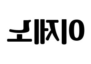 KPOP NCT(엔씨티、エヌシーティー) 제노 (ジェノ) コンサート用　応援ボード・うちわ　韓国語/ハングル文字型紙 左右反転