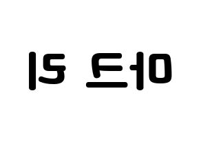 KPOP NCT(엔씨티、エヌシーティー) 마크 (マーク) 応援ボード・うちわ　韓国語/ハングル文字型紙 左右反転