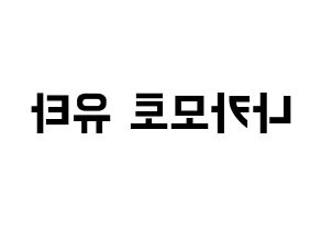 KPOP NCT(엔씨티、エヌシーティー) 유타 (ユウタ) k-pop アイドル名前 ファンサボード 型紙 左右反転