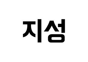 KPOP NCT(엔씨티、エヌシーティー) 지성 (チソン) k-pop アイドル名前 ファンサボード 型紙 通常