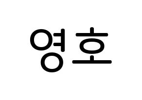 KPOP NCT(엔씨티、エヌシーティー) 쟈니 (ソ・ヨンホ, ジャニー) 無料サイン会用、イベント会用応援ボード型紙 通常