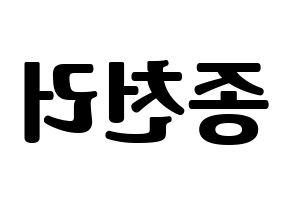 KPOP NCT(엔씨티、エヌシーティー) 천러 (チョンロ) コンサート用　応援ボード・うちわ　韓国語/ハングル文字型紙 左右反転