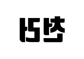 KPOP NCT(엔씨티、エヌシーティー) 천러 (チョンロ) コンサート用　応援ボード・うちわ　韓国語/ハングル文字型紙 左右反転
