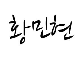 KPOP NU'EST(뉴이스트、ニューイースト) 민현 (ミンヒョン) k-pop 応援ボード メッセージ 型紙 通常