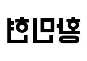 KPOP NU'EST(뉴이스트、ニューイースト) 민현 (ミンヒョン) 名前 応援ボード 作り方 左右反転